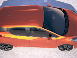 Nissan Micra 2017 3Dモデル