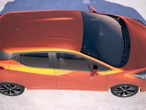 Nissan Micra 2017 3D Model
