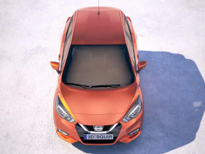 Nissan Micra 2017 3D Model