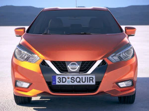 Nissan Micra 2017 3D Model