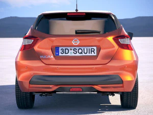 Nissan Micra 2017 3D Model