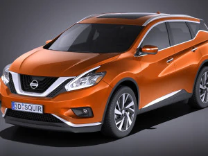 日産ムラーノ 2017 vray 3Dモデル