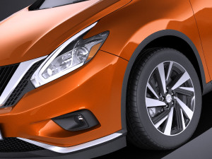 Nissan Murano 2017 vray 3D Модель