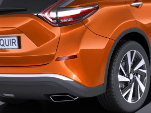 Nissan Murano 2017 vray 3D Model