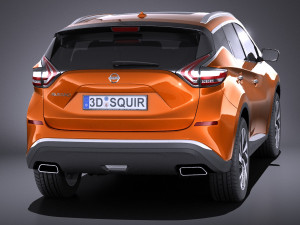 Nissan Murano 2017 vray 3D Модель