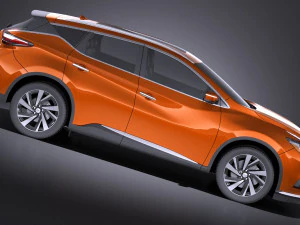 Nissan Murano 2017 vray 3D Model