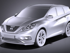 Nissan Murano 2017 vray 3D Модель
