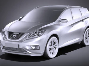 Nissan Murano 2017 vray 3D Model