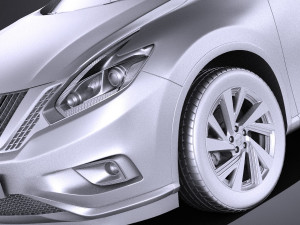 Nissan Murano 2017 vray 3D Модель