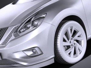 Nissan Murano 2017 vray 3D Model