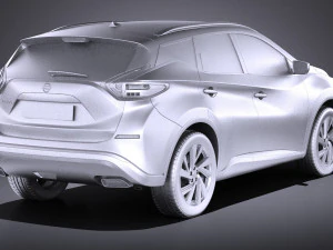 Nissan Murano 2017 vray 3D Model