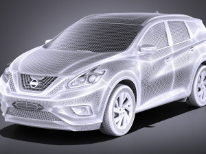 Nissan Murano 2017 vray 3D Модель