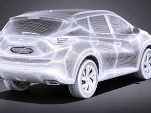 Nissan Murano 2017 vray 3D Модель