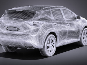 Nissan Murano 2017 vray 3D Модель