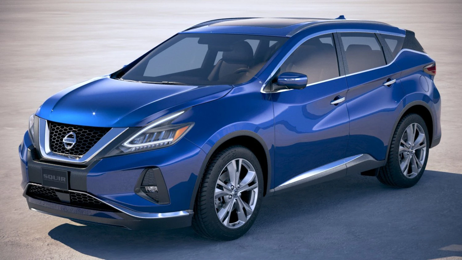 Nissan Murano 2019 3D Model .c4d .max .obj .3ds .fbx .stl .blend 