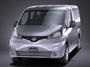 Nissan NV200 2010-2018 3D Модель