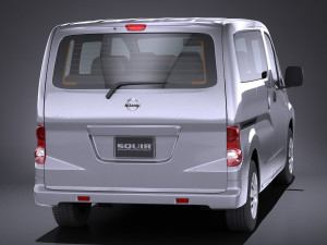 Nissan NV200 2010-2018 3D Модель