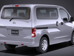 Nissan NV200 2010-2018 3D Модель