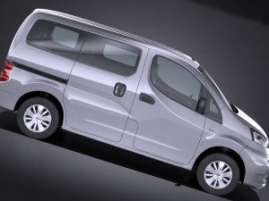 Nissan NV200 2010-2018 3D Модель