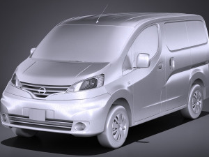 Nissan NV200 2010-2018 3D Модель