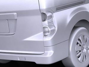 Nissan NV200 2010-2018 3D Модель