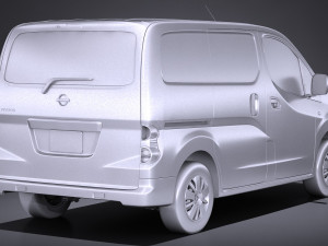 Nissan NV200 2010-2018 3D Модель