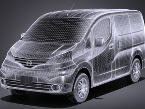 Nissan NV200 2010-2018 3D Модель