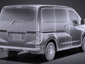 Nissan NV200 2010-2018 3D Модель