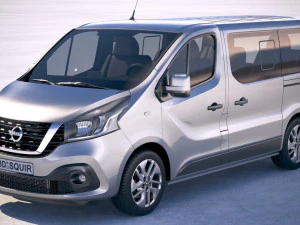 Nissan NV300 Passenger 2018 3D Model