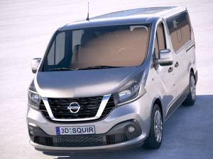 Nissan NV300 Passenger 2018 Modelo 3D