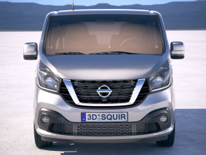 Nissan NV300 Passenger 2018 3D Model in Van and Minivan 3DExport