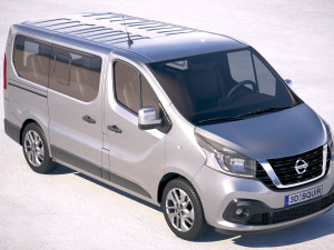 Nissan NV300 Passenger 2018 Modelo 3D