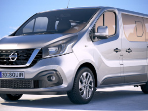 Nissan NV300 Passenger 2018 Modelo 3D