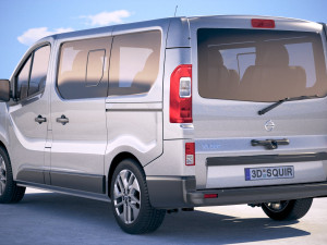 Nissan NV300 Passenger 2018 Modelo 3D