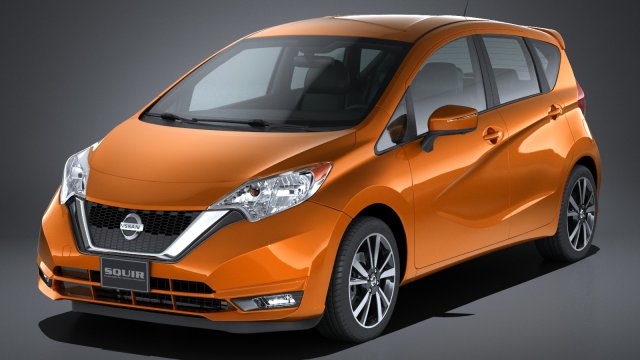 Nissan Versa Note 2017 Modelo 3D .c4d .max .obj .3ds .fbx .stl .blend