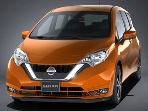 Nissan Versa Note 2017 3D Model