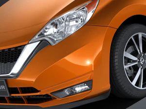 Nissan Versa Note 2017 3D Model