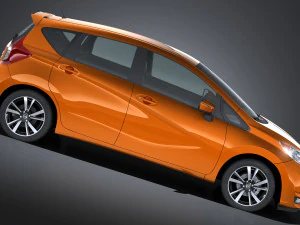 Nissan Versa Note 2017 3D Model