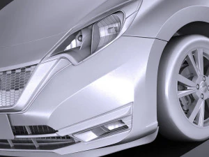 Nissan Versa Note 2017 3D Model