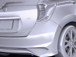 Nissan Versa Note 2017 3D Model