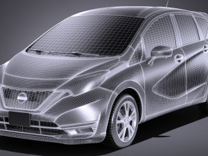 Nissan Versa Note 2017 Modelo 3D