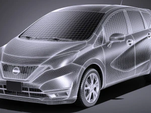 Nissan Versa Note 2017 3D Model