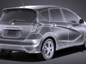 Nissan Versa Note 2017 3D Model