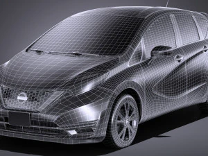 Nissan Versa Note 2017 3D Model