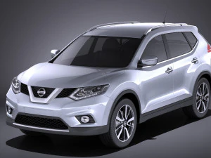 Nissan X-trail 2016 vray 3D Model