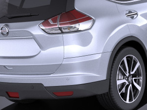 Nissan X-trail 2016 vray Modèle 3D