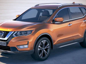 Nissan X-trail Crossover 2018 3D Model