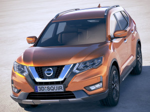 Nissan X-trail Crossover 2018 3D Modell