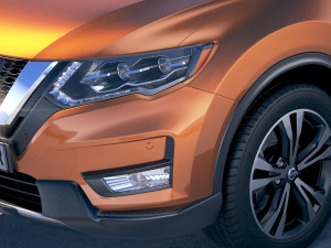 Nissan X-trail Crossover 2018 3D Modell
