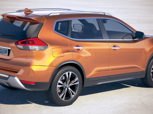 Nissan X-trail Crossover 2018 3D Modell